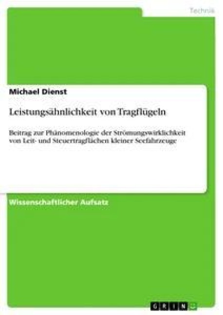 Leistungsähnlichkeit von Tragflügeln - Michael Dienst