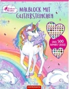 Cover-Bild zum Titel 'Malblock mit Glitzersteinchen' von ''
