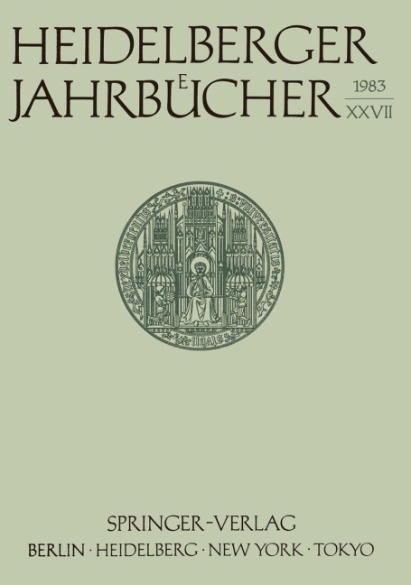 Heidelberger Jahrbücher - 