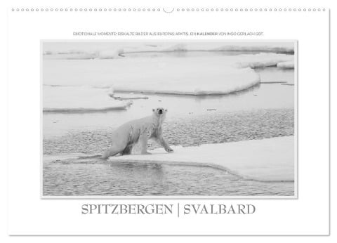 Spitzbergen Svalbard (Wandkalender 2025 DIN A2 quer), CALVENDO Monatskalender - Ingo Gerlach GDT