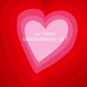 Cover-Bild zum Titel 'Je t'aime cooooooomme ça ! - Illustré par Adrienne Barman' von 'Urs Richle'