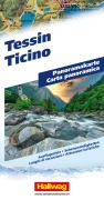 Cover-Bild zum Titel 'Hallwag Panoramakarte Tessin' von ''