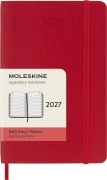 Cover-Bild zum Titel 'Moleskine 12 Monate Tageskalender 2027, Pocket/A6, 1 Tag = 1 Seite, Weicher Einband, Scharlachrot' von ''