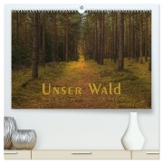 Cover-Bild zum Titel 'Unser Wald - Magische Sichten in norddeutsche Wälder (hochwertiger Premium Wandkalender 2026 DIN A2 quer), Kunstdruck in Hochglanz' von 'Heike Langenkamp (Dieimwaldlebt)'