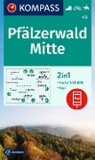 KOMPASS Wanderkarte 472 Pfälzerwald Mitte 1:25.000 - 