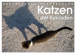 Katzen der Kykladen (Tischkalender 2026 DIN A5 quer), CALVENDO Monatskalender - Silvia Kraemer
