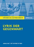 Cover-Bild zum Titel 'Lyrik der Gegenwart.' von 'Gudrun Blecken'