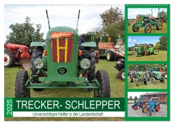 TRECKER-SCHLEPPER. Unverzichtbare Helfer in der Landwirtschaft (Wandkalender 2025 DIN A2 quer), CALVENDO Monatskalender - Günther Klünder