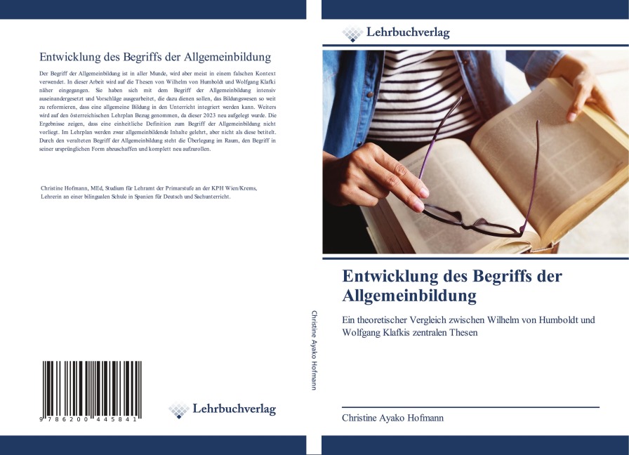 Entwicklung des Begriffs der Allgemeinbildung - Christine Ayako Hofmann
