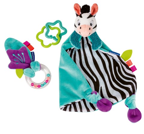Play+ Fühlen, rasseln, spielen (Geschenk-Set: Zebra) - ab 0 Monate - 