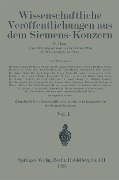 Cover-Bild zum Titel 'Wissenschaftliche Veröffentlichungen aus dem Siemens-Konzern' von 'Heinrich Von Boul, Robert Jaeger, Werner Jubitz, Jürgen Issendorff, Florus Kertscher'