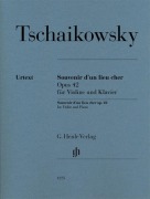 Cover-Bild zum Titel 'Souvenir d'un lieu cher op. 42 for Violine and Piano' von 'Peter Iljitsch Tschaikowsky'
