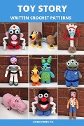 Cover-Bild zum Titel 'Toy Story - Written Crochet Patterns' von 'Teenie Crochets'