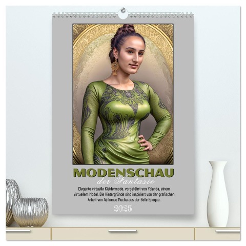 Modenschau der Fantasie (hochwertiger Premium Wandkalender 2025 DIN A2 hoch), Kunstdruck in Hochglanz - Werner Braun