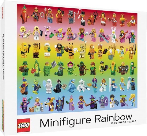 LEGO Minifigure Rainbow 1000-Piece Puzzle - 