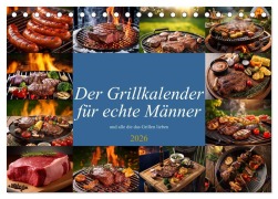 Cover-Bild zum Titel 'Der Grillkalender für echte Männer (Tischkalender 2026 DIN A5 quer), CALVENDO Monatskalender' von 'Ivy Mueller'