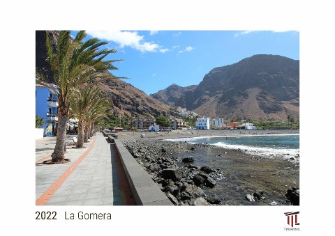 La Gomera 2022 - White Edition - Timokrates Kalender, Wandkalender, Bildkalender - DIN A4 (ca. 30 x 21 cm) - 