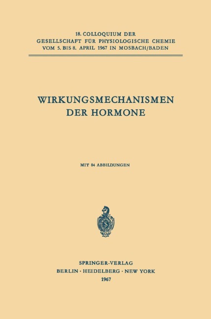 Wirkungsmechanismen der Hormone - 