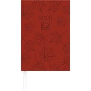 Cover-Bild zum Titel 'Buchkalender rot 2026 - Bürokalender 14,5x21 cm - 1 Tag auf 1 Seite - Kartoneinband, Recyclingpapier - Stundeneinteilung 7 - 19 Uhr - 876-0711' von ''