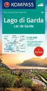 KOMPASS Autokarte Lago di Garda, Lac de Garde 1:125.000 - 