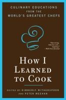 How I Learned To Cook - Kimberly Witherspoon, Peter Meehan
