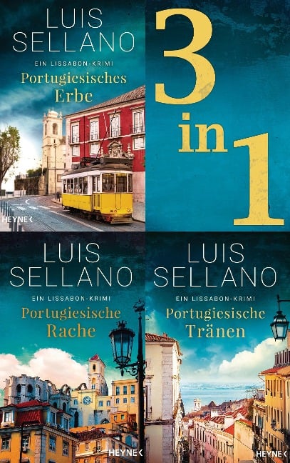 Lissabon-Krimis 1-3: Portugiesisches Erbe / Portugiesische Rache / Portugiesische Tränen (3in1-Bundle) - Luis Sellano