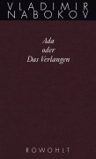 Cover-Bild zum Titel 'Gesammelte Werke. Band 11. Ada oder Das Verlangen' von 'Vladimir Nabokov'