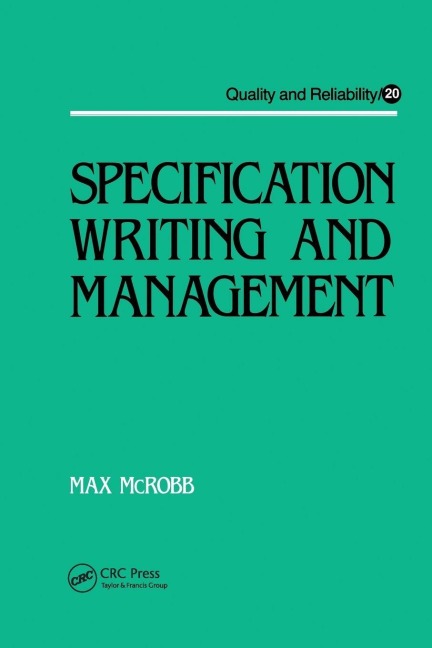 Specification Writing and Management - Max Mcrobb