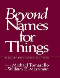 Beyond Names for Things - 