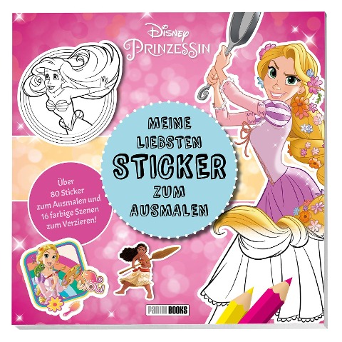 Disney Prinzessin: Meine liebsten Sticker zum Ausmalen - 