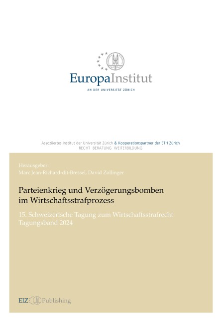 Parteienkrieg und Verzögerungsbomben im Wirtschaftsstrafprozess - Marc Jean-Richard-Dit-Bressel