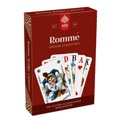 Senioren Rommé, französisches Bild - 