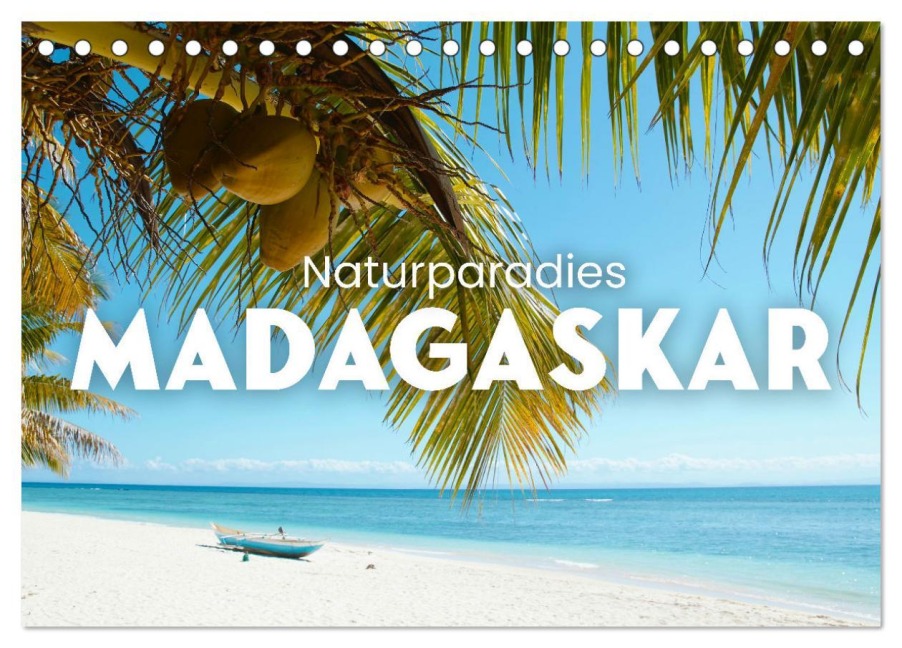 Naturparadies Madagaskar (Tischkalender 2026 DIN A5 quer), CALVENDO Monatskalender - Sf Sf