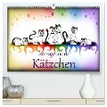 herzige bunte Kätzchen (hochwertiger Premium Wandkalender 2024 DIN A2 quer), Kunstdruck in Hochglanz - Petra Haberhauer