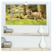 Die Tiere unseres Waldes (hochwertiger Premium Wandkalender 2026 DIN A2 quer), Kunstdruck in Hochglanz - Gunter Kirsch