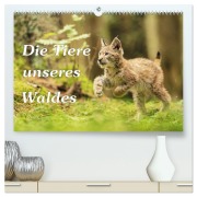 Cover-Bild zum Titel 'Die Tiere unseres Waldes (hochwertiger Premium Wandkalender 2026 DIN A2 quer), Kunstdruck in Hochglanz' von 'Gunter Kirsch'