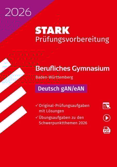 STARK Deutsch - Abitur Berufliches Gymnasium 2026 BW - Prüfungsvorbereitung - 