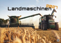 Cover-Bild zum Titel 'Landmaschinen - Traktor - 2027 - Kalender DIN A3' von ''