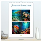 Cover-Bild zum Titel 'Fantastische Unterwasserwelt (hochwertiger Premium Wandkalender 2026 DIN A2 hoch), Kunstdruck in Hochglanz' von 'Steffen Gierok-Latniak'