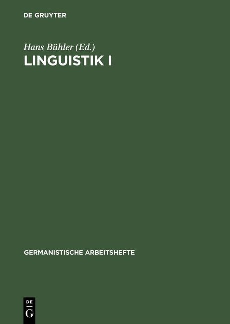 Linguistik I - 