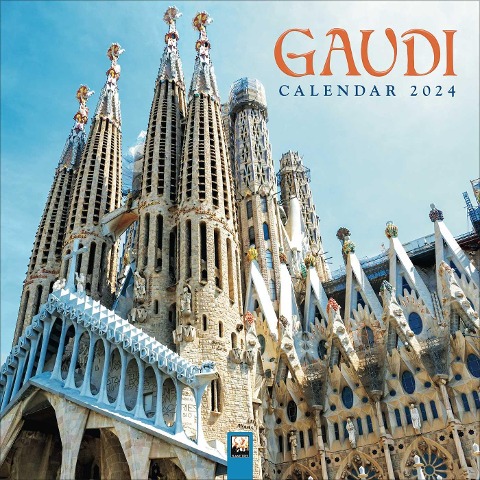 Gaudí Wall Calendar 2024 (Art Calendar) - 