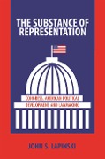 Cover-Bild zum Titel 'The Substance of Representation' von 'John S Lapinski'
