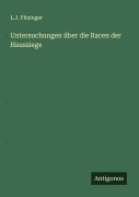 Cover-Bild zum Titel 'Untersuchungen über die Racen der Hausziege' von 'L. J. Fitzinger'
