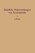 Cover-Bild zum Titel 'Schädliche Nebenwirkungen von Arzneimitteln' von 'Richard Polák, Leopold Meyler'