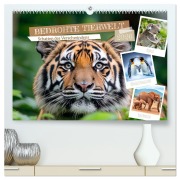 Cover-Bild zum Titel 'Bedrohte Tierwelt SCHATTEN DES VERSCHWINDENS (hochwertiger Premium Wandkalender 2026 DIN A2 quer), Kunstdruck in Hochglanz' von 'Melanie Viola'