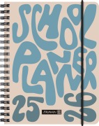 BRUNNEN Schülerkalender (2025/2026) "Bubble Planner", 2 Seiten = 1 Woche, A6, 208 Seiten, PP-Umschlag, mehrfarbig - 