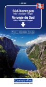 Cover-Bild zum Titel 'Kümmerly+Frey Regional-Strassenkarte 1 Süd-Norwegen 1:325.000' von ''