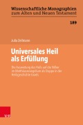 Cover-Bild zum Titel 'Universales Heil als Erfüllung' von 'Julia Zeilmann'