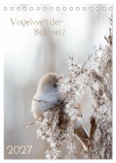 Cover-Bild zum Titel 'Vogelwelt der Schweiz (Tischkalender 2027 DIN A5 hoch), CALVENDO Monatskalender' von 'Andrea Schüpbach'