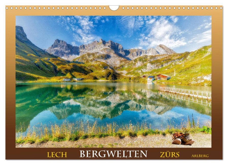 Bergwelten - Lech Zürs Arlberg (Wandkalender 2026 DIN A3 quer), CALVENDO Monatskalender - Ulrich Männel